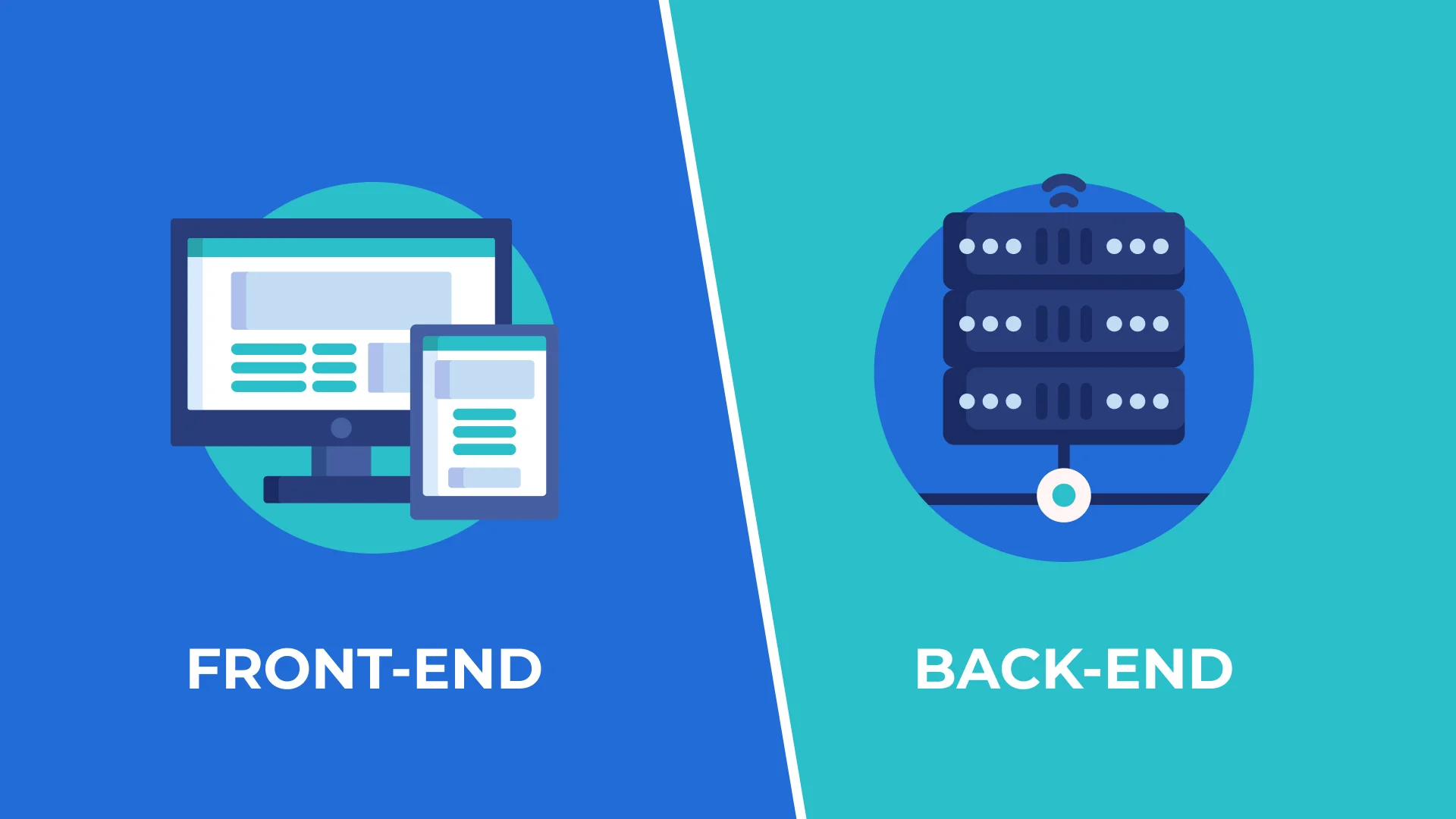 front-end developer & back-end developer