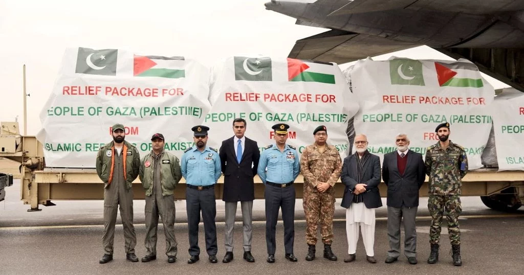 Pakistan Dispatches Fifth Tranche of Humanitarian Aid to Gaza