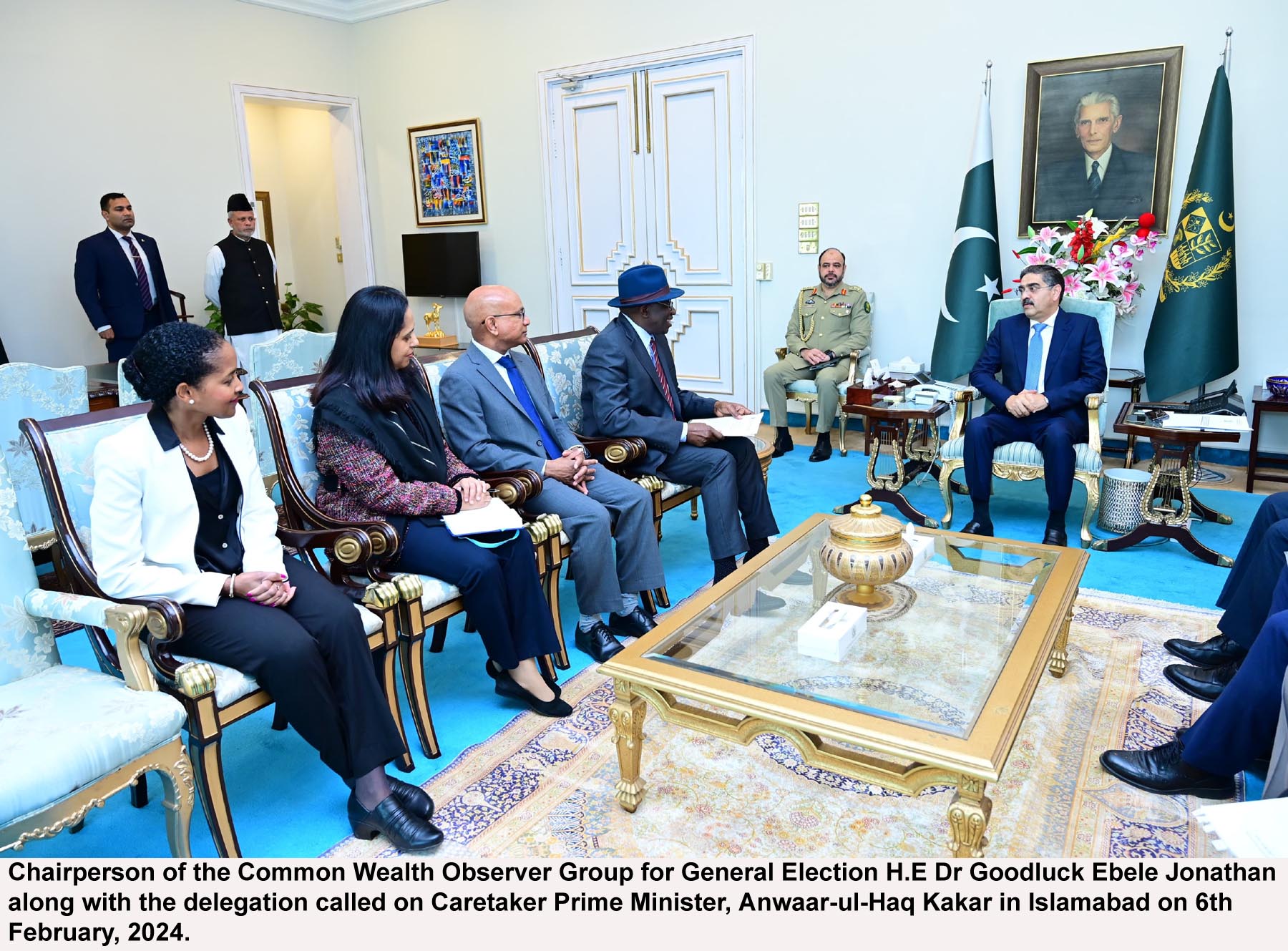 COG Delegation Meets Caretaker PM Ahead of Pakistan’s Elections