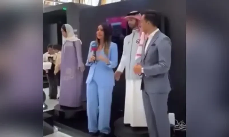 Saudi Arabia’s First Male Robot Accused of Harassing Female Reporter