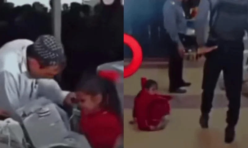 Video: Outrage After ASF Officer Throws Young Girl at Karachi Airport