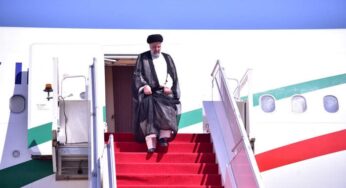 Iranian President Raisi Arrives in Karachi, Heavy Security in Place