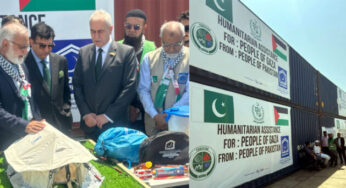 Pakistan Dispatches 8th Tranche of Humanitarian Aid to Gaza