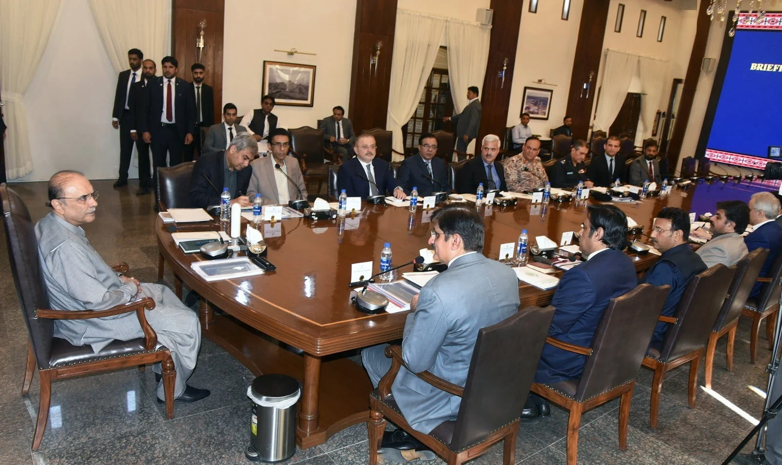 President Zardari leads fight against drug menace