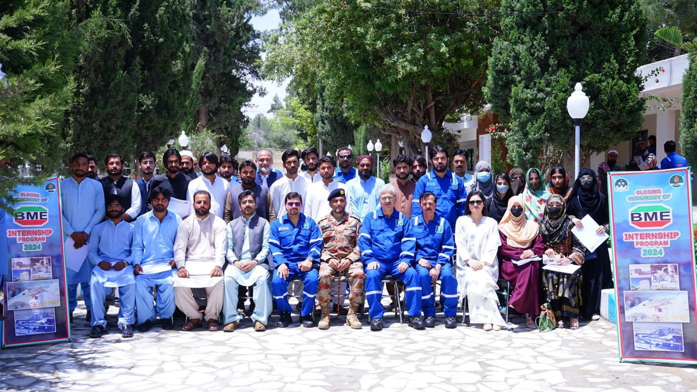 BME successfully concludes 8-week internship programme for Balochistan graduates