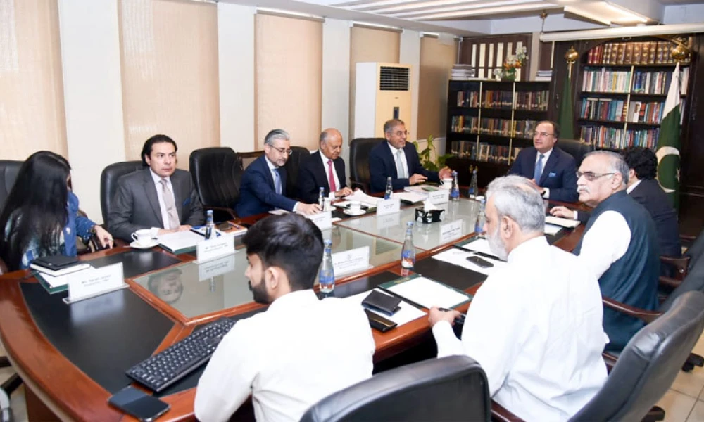 Finance Minister Muhammad Aurangzeb Meets With the Delegation of Pakistan Business Council (PBC)