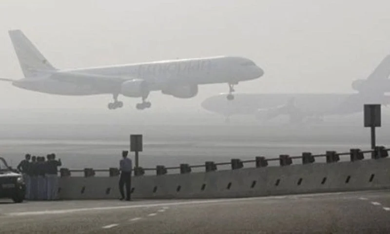 Heavy Rain Disrupts Flight Operations at Lahore Airport