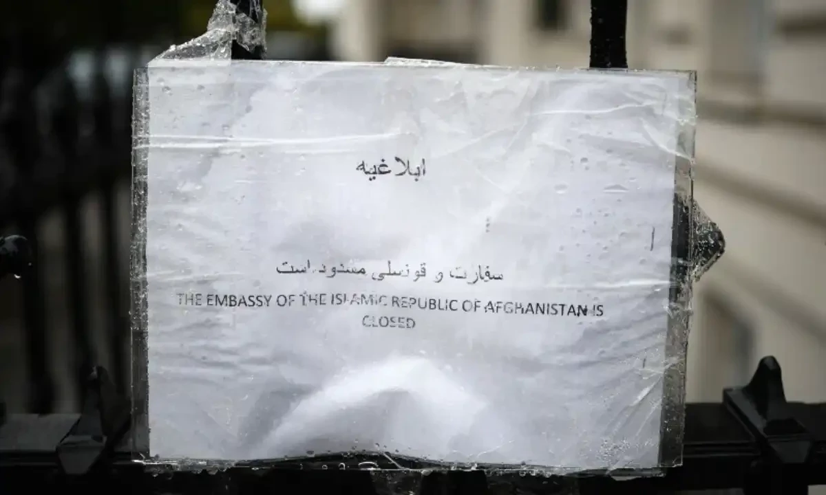 Afghan Embassy In UK Officially Closed After Taliban Cuts Ties