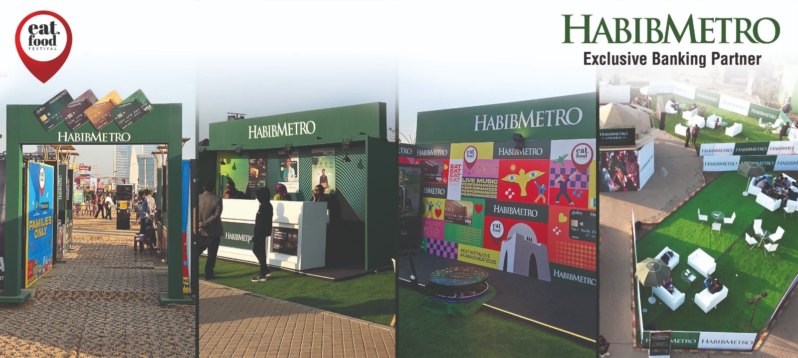 HABIBMETRO Sponsored the Karachi Eat Food Festival 2025 as the Exclusive Banking Partner