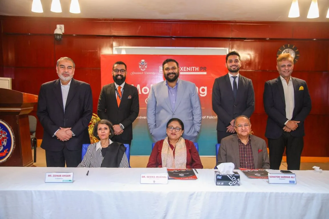 Greenwich University, Management Association of Pakistan and Xenith PR Sign MoU for Enhanced Learning Opportunities