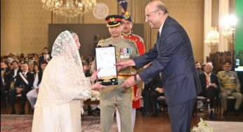 President of Hamdard Foundation Sadia Rashid Honored with Hilal-e-Imtiaz