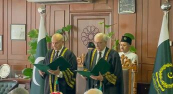 Justice Mansoor Ali Shah Sworn In as Acting Chief Justice of Pakistan