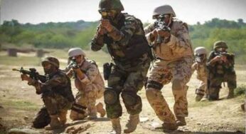 Army Conducts Drills Near Border