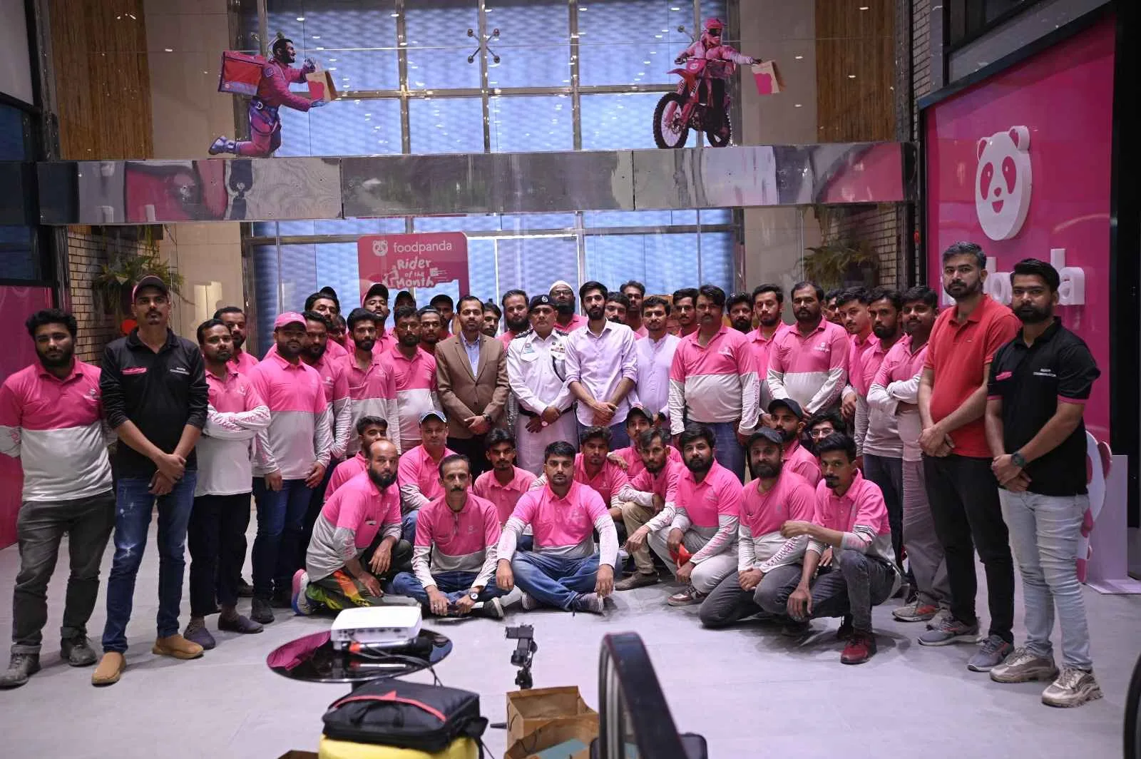 Karachi Traffic Police conducted Road safety training session for delivery Riders 