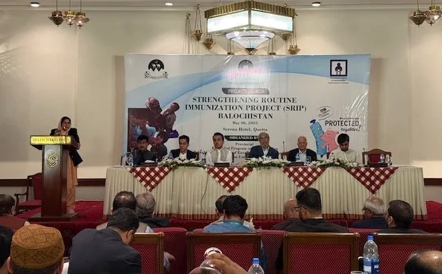 Aga Khan University’s Centre of Excellence in Women and Child Health Launches Immunization Project in Balochistan