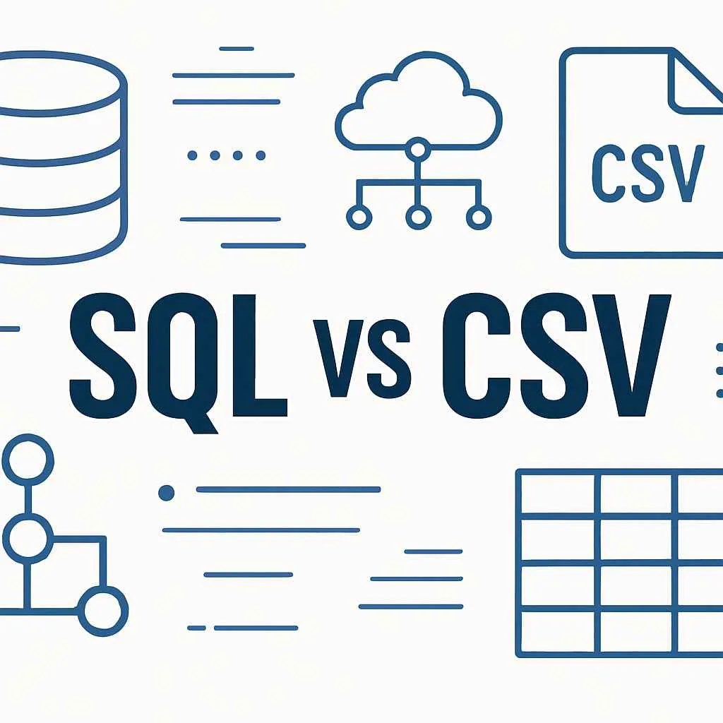 SQL VS CSV