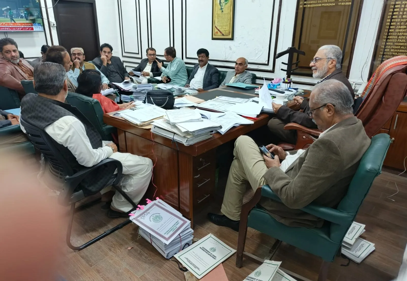Sindh Information Department reviews finances in key oversight meeting