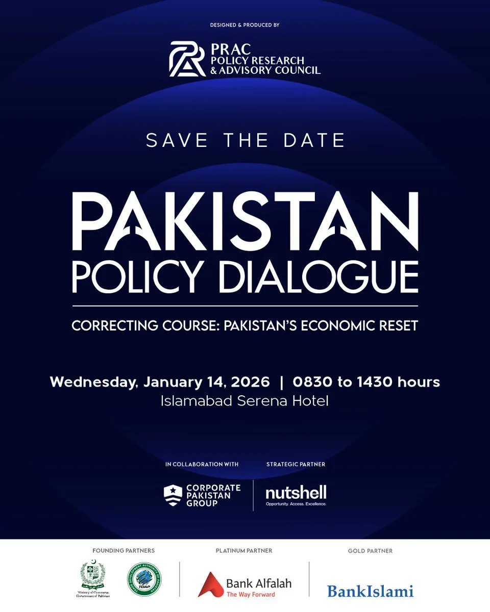 Ishaq Dar to Address Pakistan Policy Dialogue as Chief Guest