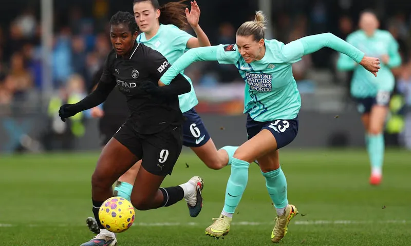 Manchester City Secures Dominant Win as Title Race Tightens – 2-1 Over London City Lionesses Maintains Nine-Point Lead