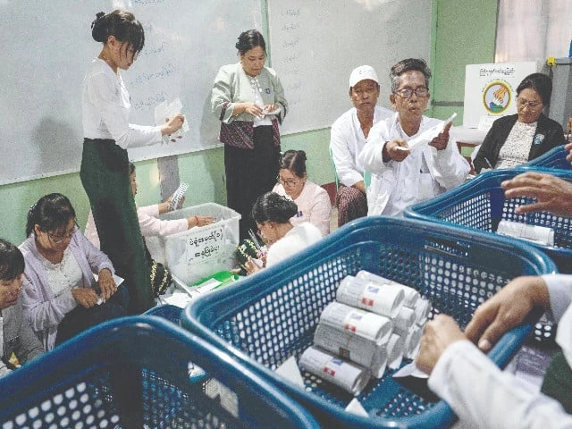 Myanmar’s Pro-Military Party Sees Unprecedented Victory in Decade-Long Poll Amidst Ongoing Civil War