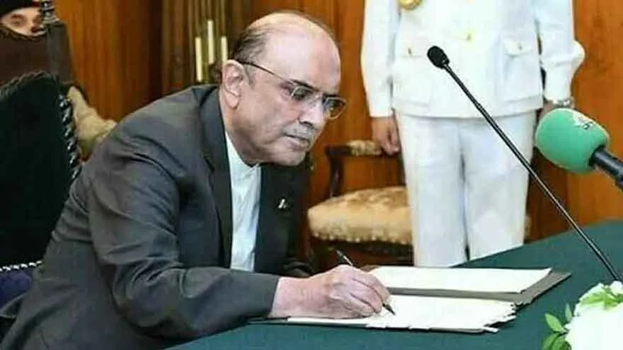 President Zardari Signs Seven Key Bills into Law