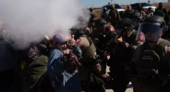 Tear Gas Used to Disperse Protesters Demanding Release for Detained 5-Year-Old