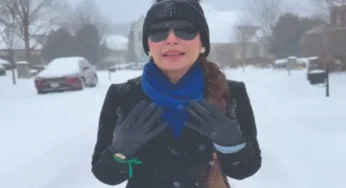 Reema Khan Delivers Winter Warmth with Snowy Singing Moment