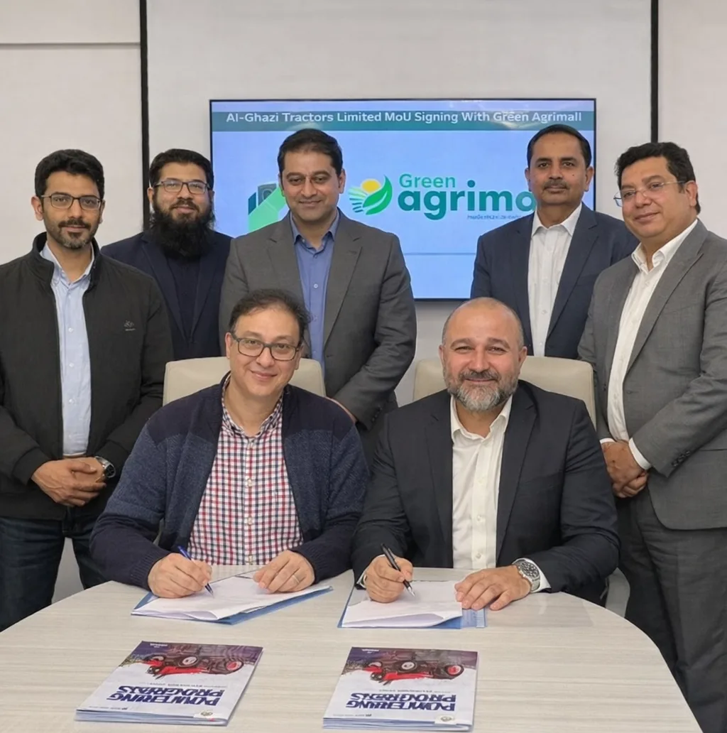 Al-Ghazi Tractors Limited and Green Agrimall Sign MoU for Agricultural Mechanization in Pakistan