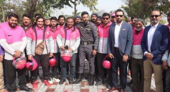 Press Release: Distribution of Helmets Among Food Delivery Riders Under Road Safety Initiative