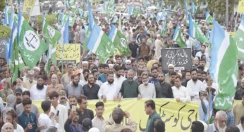 JI Organizes Protest Rally to Fight Drug Crisis in Kandhkot