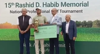Ahmad Baig Dominates Rashid D. Habib Memorial Tournament with Stunning Victory