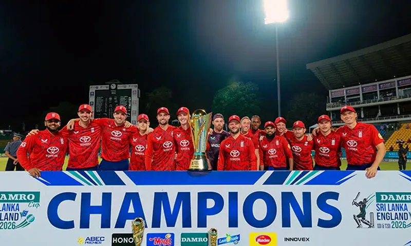 England Clinches 3-0 T20 Series Sweep Over Sri Lanka with Narrow Win