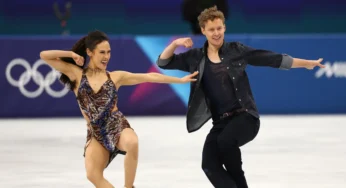 Madison Chock and Evan Bates Earn World-Beating Score, Lead U.S. Team to Victory at Winter Olympics