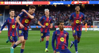 Barcelona Dominant 3-0 Win Stays Top in LaLiga