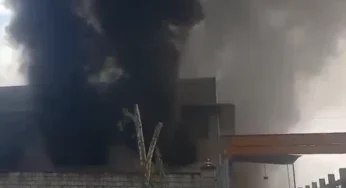 Firefighters respond to garment factory blaze in Rawalpindi
