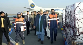 PM Sharif’s PMO Sends 100 Tons Aid to Palestine