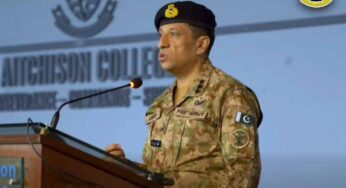 DG ISPR interacts with Aitchison College students and faculty