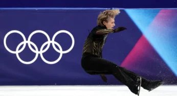 American Ilia Malinin misses out on Olympic medal after fall in free skate