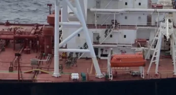 U.S. military boards sanctioned tanker tracked from Caribbean