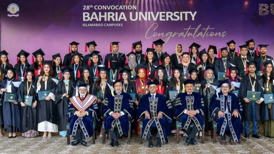 Admiral Naveed Ashraf attends Bahria University Islamabad convocation for over 3,300 graduations