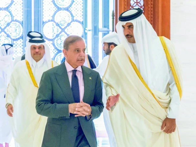 PM Sharif, Qatari Emir Reaffirm Deep Relations; Promote Regional Peace