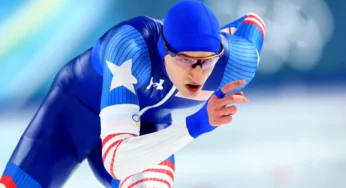 Jordan Stolz Wins Silver in Winter Olympics 1,500-Meter Speedskating