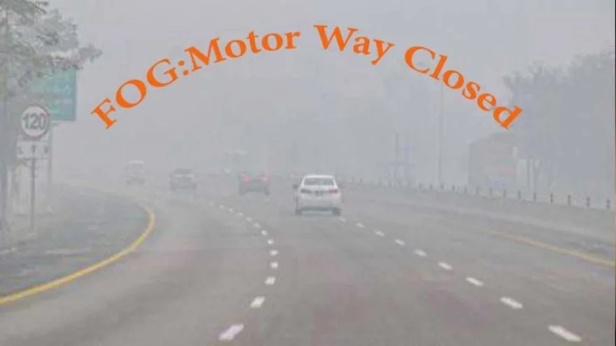 Fog Closure Forces Traffic Delays on M3 Motorway