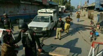 Two injured as four policemen killed in gun attack