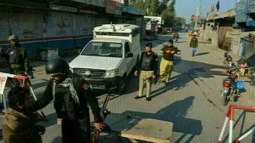 Two injured as four policemen killed in gun attack