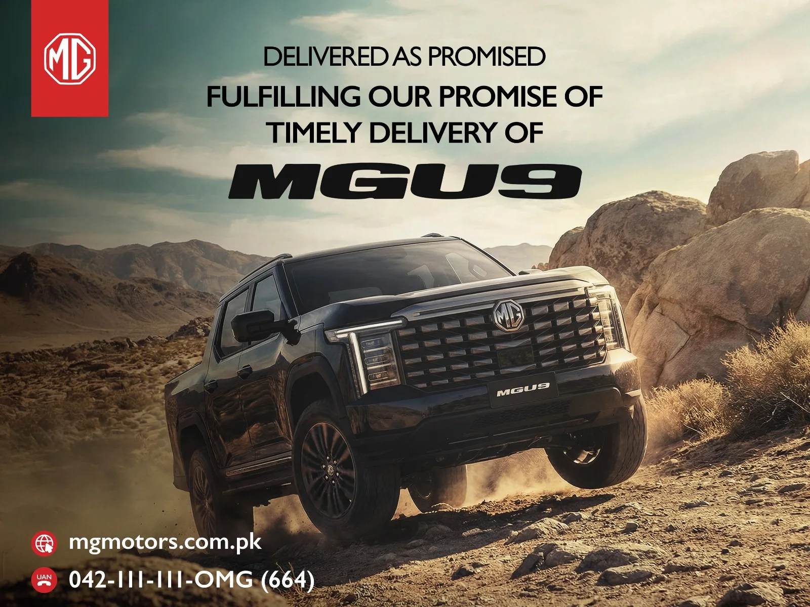 MG Pakistan Exceeds Delivery Commitments