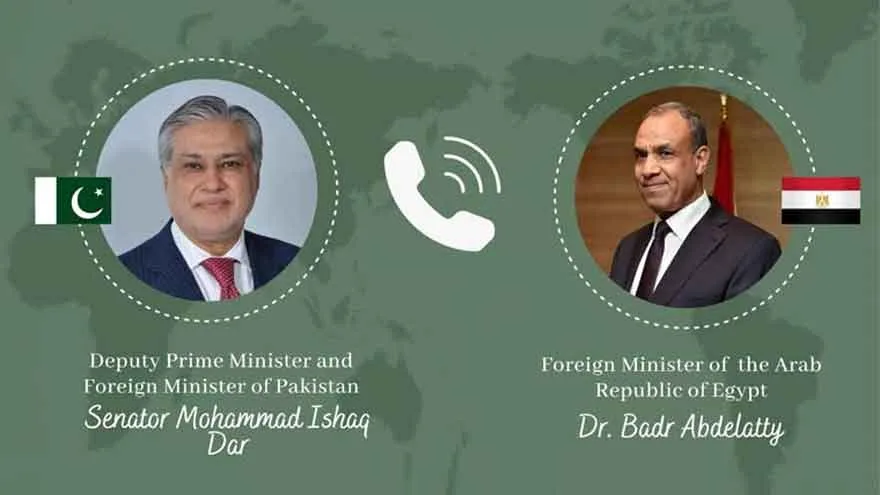 Dar, Abdelatty discuss regional tensions in call