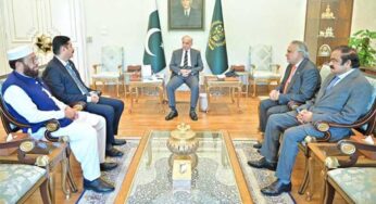KPN Governor Meets PM Shehbaz Sharif in Islamabad