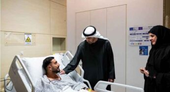 UAE President Visits Hospitalized Victims of Attacks