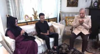 PM Shehbaz visits Zaeem Qadri’s home to offer condolences